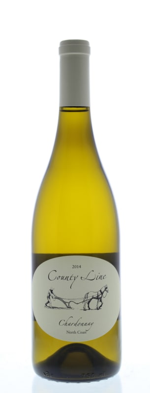 County Line North Coast Chardonnay 2014 Front Bottle Shot