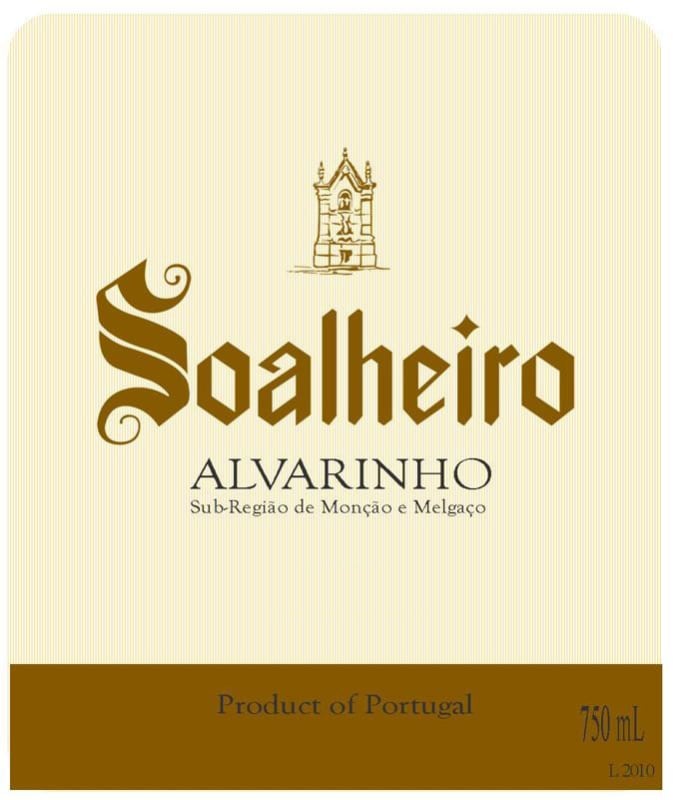 Soalheiro Alvarinho 2014 Front Label
