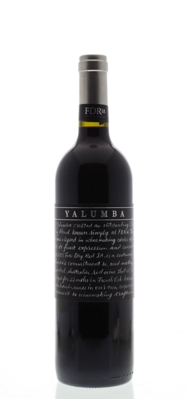 Yalumba FDR1A Cabernet-Shiraz Museum Release 2005 Front Bottle Shot