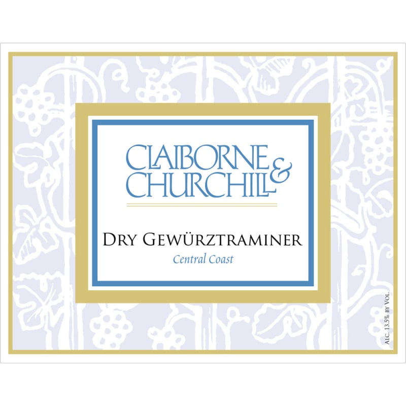 Claiborne & Churchill Dry Gewurztraminer 2014 Front Label
