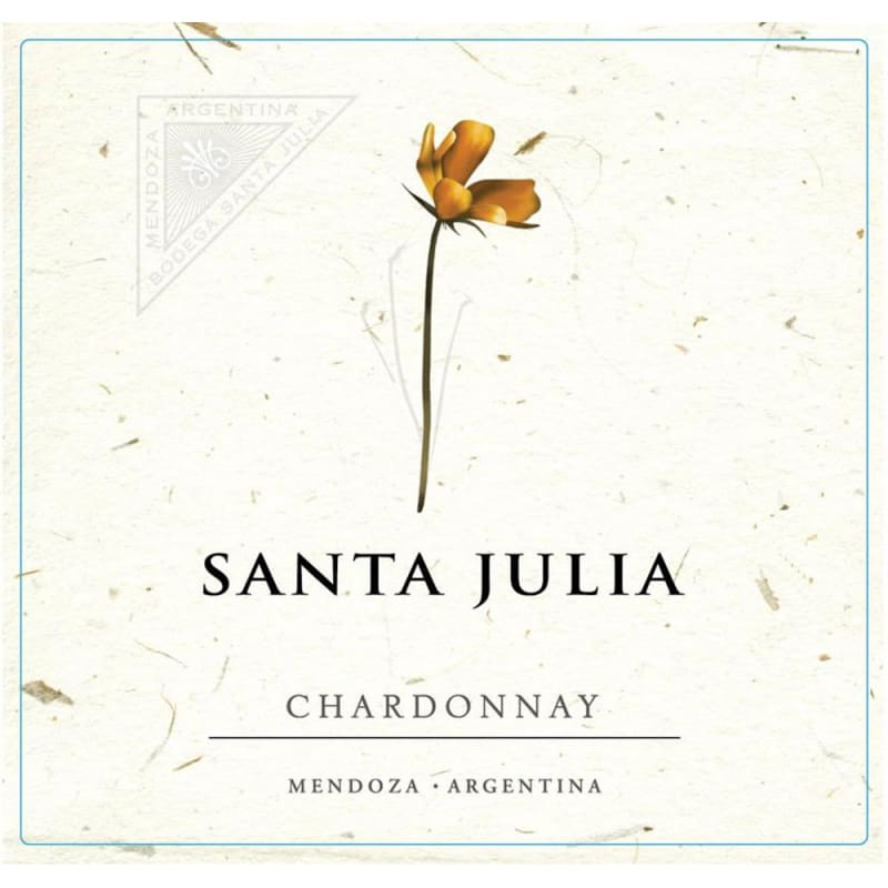 Santa Julia Organic Chardonnay 2015 Front Label