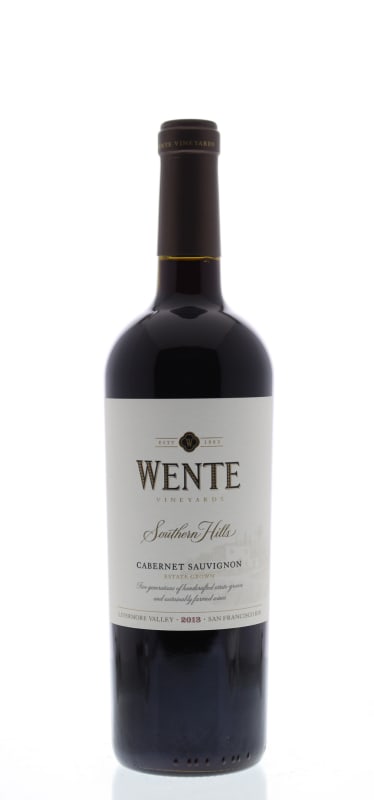 Wente Southern Hills Cabernet Sauvignon 2013 Front Bottle Shot