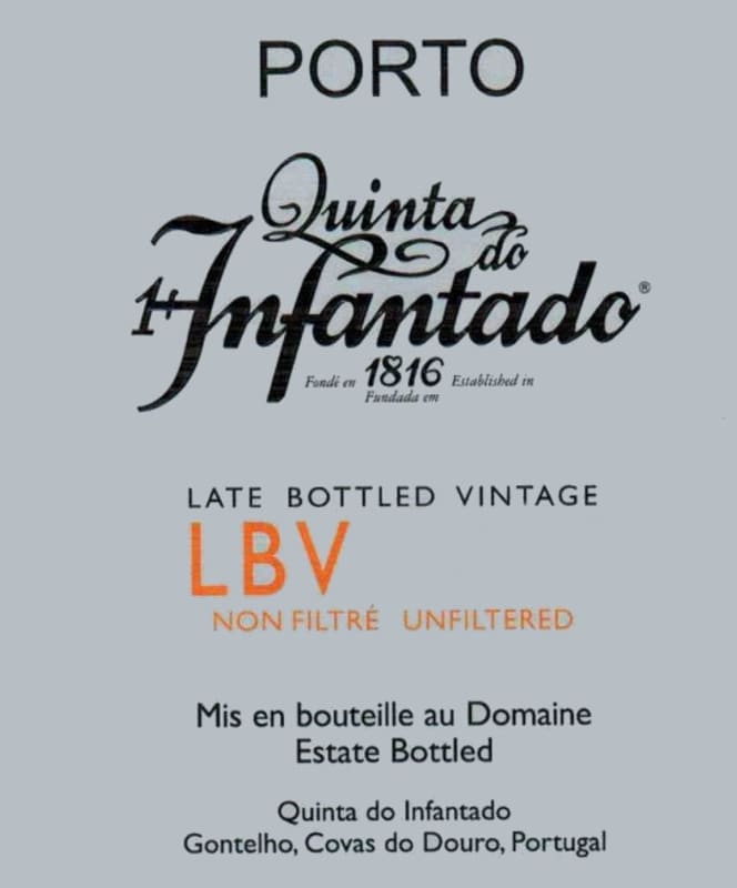 Quinta do Infantado Late Bottled Vintage Gontelho Porto 2007 Front Label