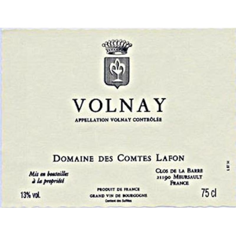 Domaine des Comtes Lafon Volnay 2009 Front Label