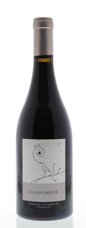 Domaine La Garrigue Vacqueyras La Canterelle 2012 Front Bottle Shot