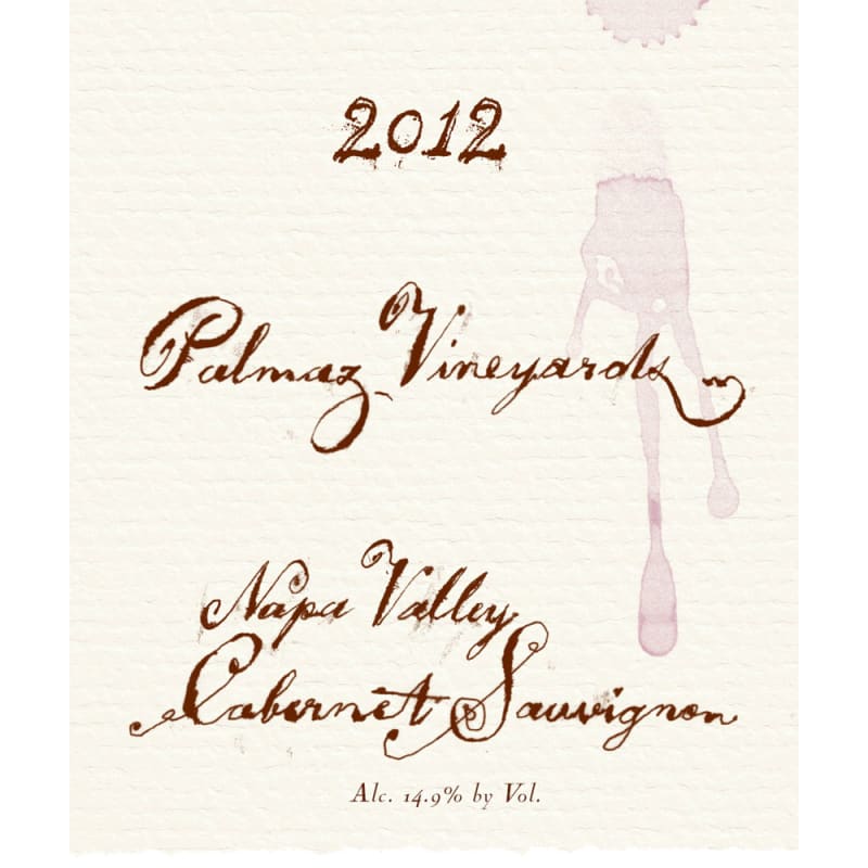 Palmaz Estate Cabernet Sauvignon 2012 Front Label