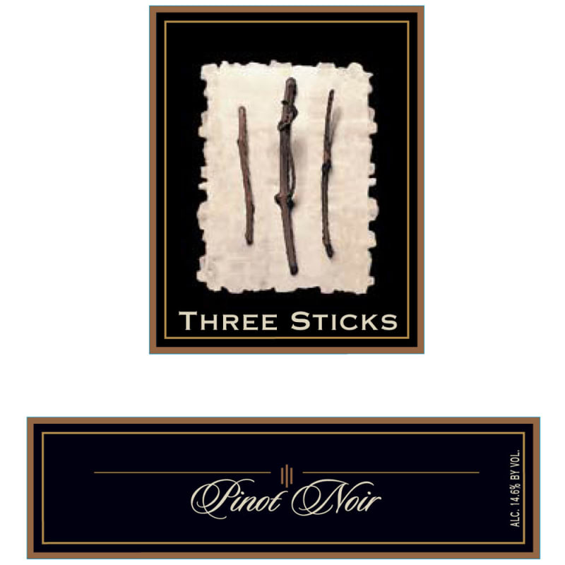 Three Sticks Russian River Pinot Noir 2013 Front Label
