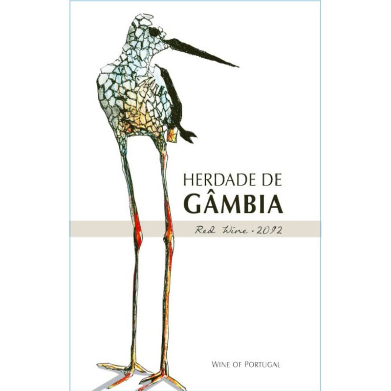 Herdade de Gambia Red 2012 Front Label