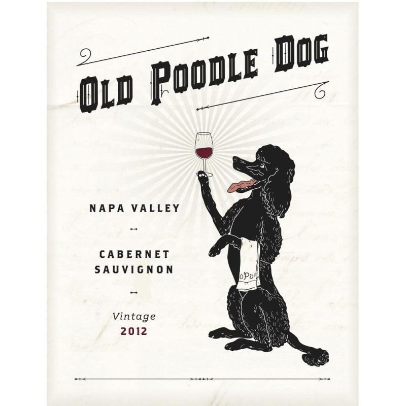 Coho Old Poodle Dog Cabernet Sauvignon 2012 Front Label