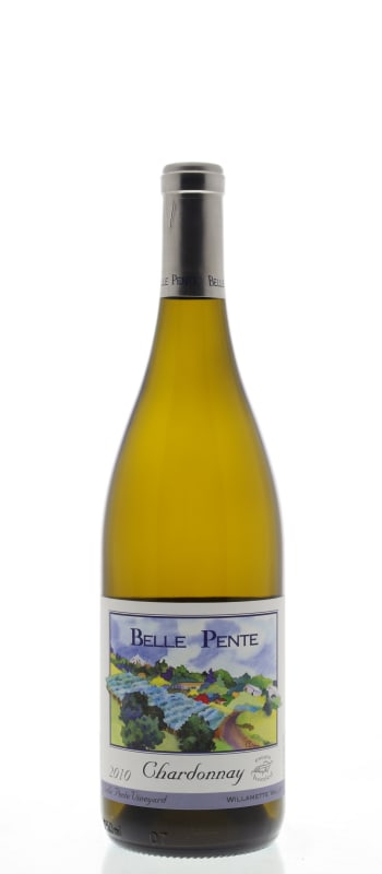 Belle Pente Chardonnay 2010 Front Bottle Shot