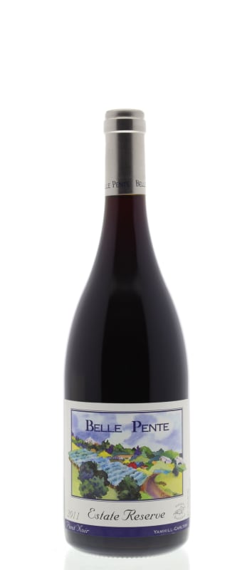 Belle Pente Estate Reserve Pinot Noir 2011 Front Bottle Shot
