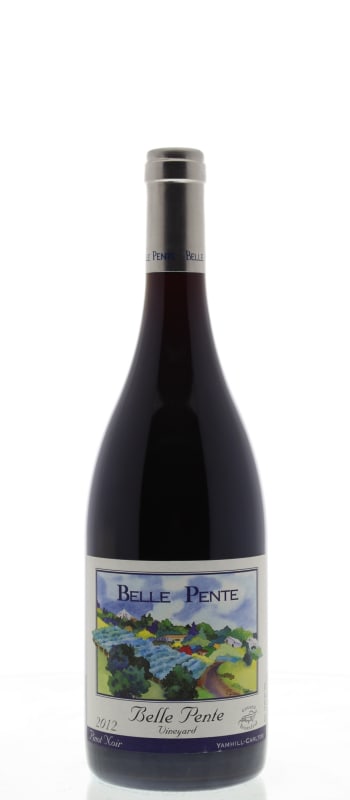 Belle Pente Estate Pinot Noir 2012 Front Bottle Shot