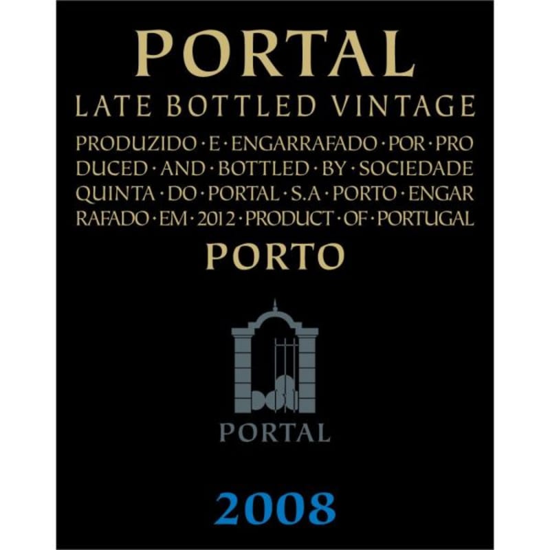 Quinta do Portal Late Bottled Vintage Port 2008 Front Label