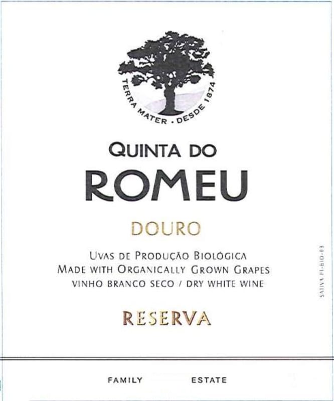 Quinta do Romeu Reserva Branco 2015 Front Label