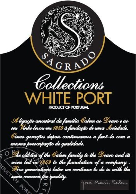 Quinta do Sagrado Collections White Port Front Label