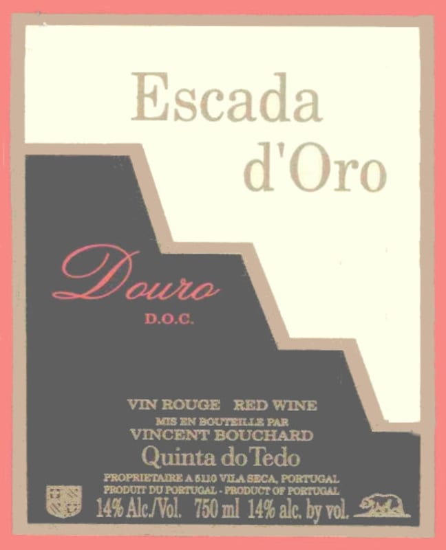 Quinta do Tedo Escada d'Oro 2012 Front Label