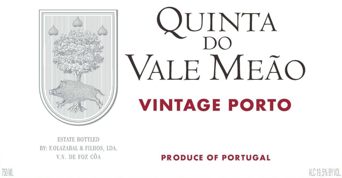 Quinta do Vale Meao Vintage Porto 2010 Front Label