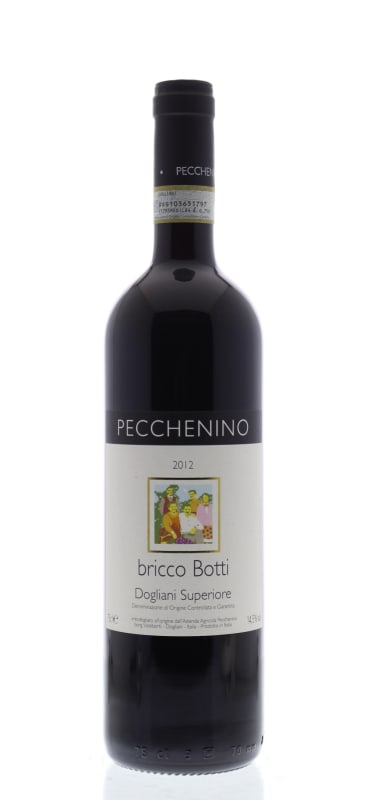 Pecchenino Bricco Botti Dogliani Superiore Dolcetto 2012 Front Bottle Shot