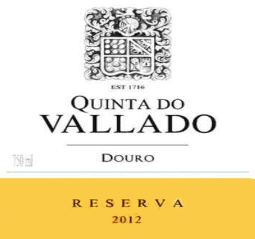 Quinta do Vallado Reserva Blanco 2012 Front Label