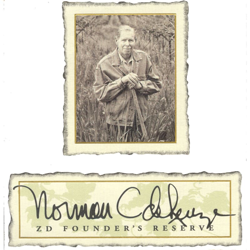 ZD Wines Founder's Reserve Pinot Noir 2013 Front Label