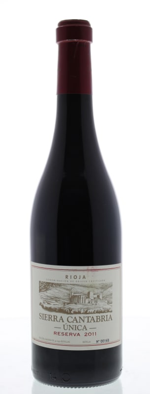 Sierra Cantabria Reserva Unica 2011 Front Bottle Shot