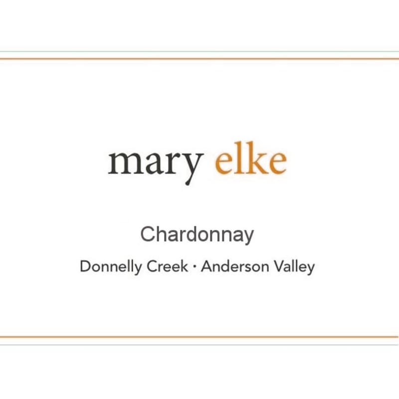 Elke Mary Elke Donnelley Creek Chardonnay 2014 Front Label