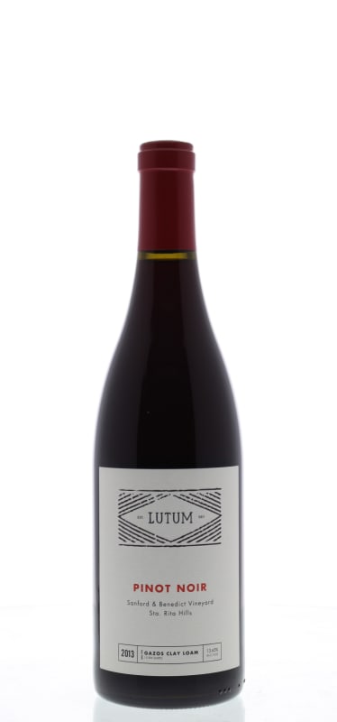 LUTUM Sanford & Benedict Pinot Noir 2013 Front Bottle Shot
