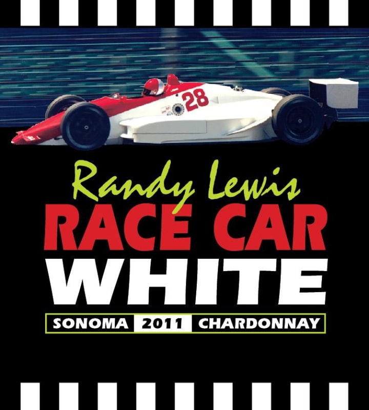 Lewis Cellars Randy Lewis Race Car White Chardonnay 2011 Front Label