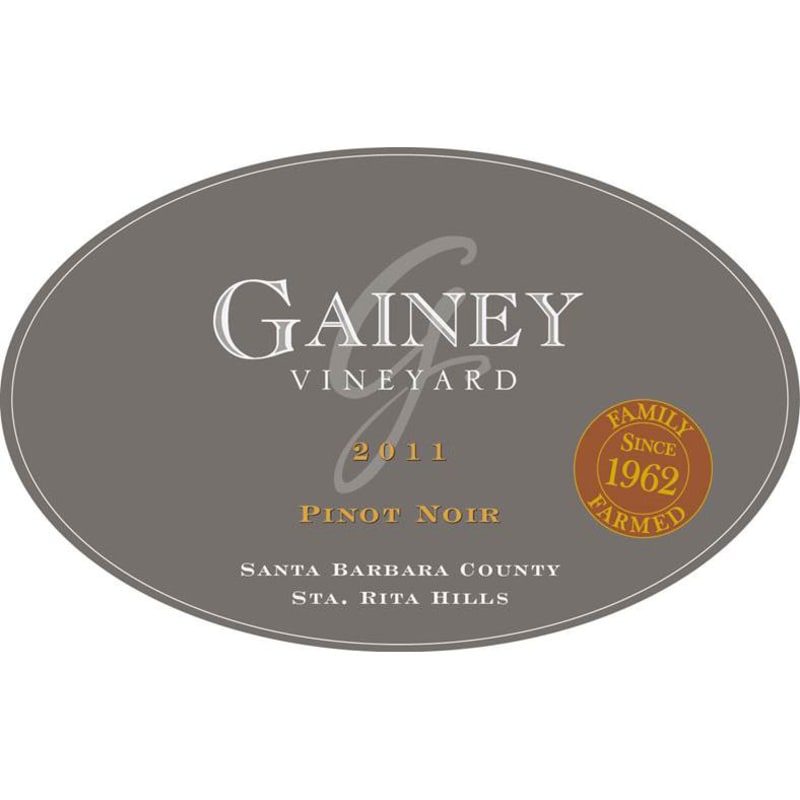 Gainey Pinot Noir 2011 Front Label