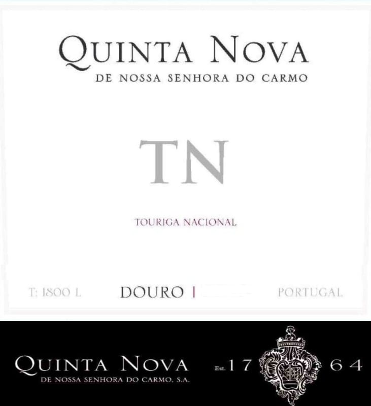 Quinta Nova TN Touriga Nacional 2008 Front Label
