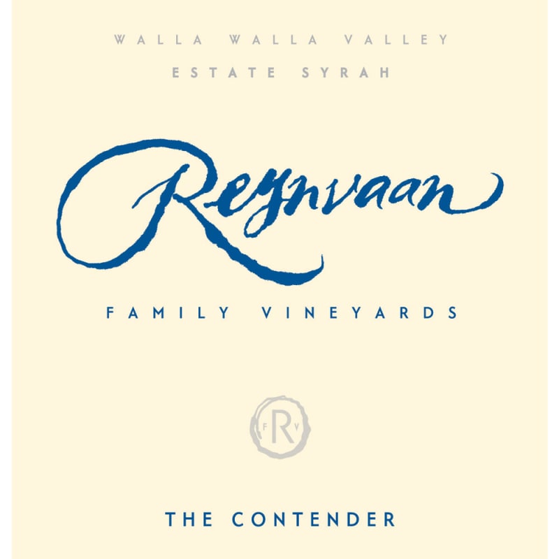 Reynvaan The Contender Syrah 2013 Front Label