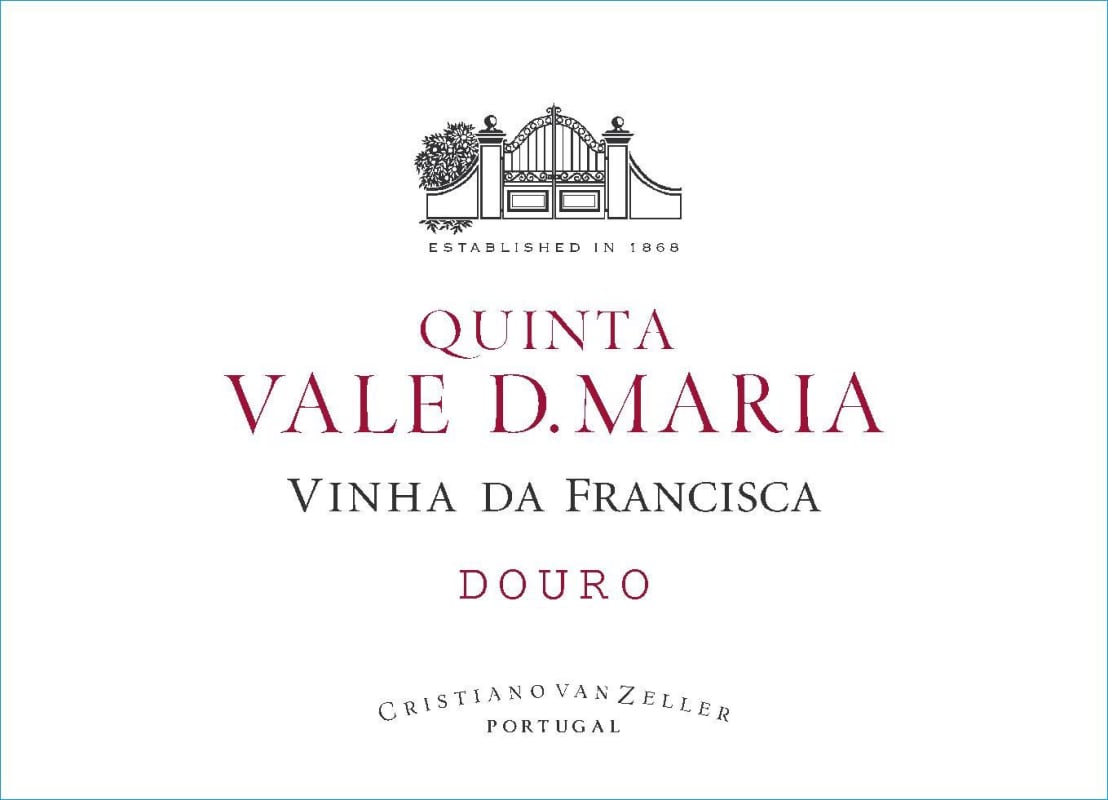 Quinta Vale D. Maria Vinha da Francisca 2012 Front Label