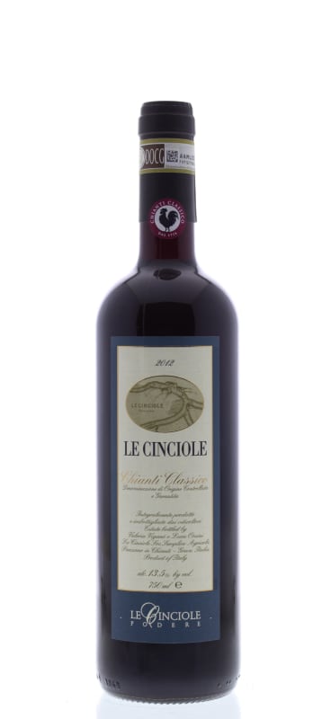 Le Cinciole Chianti Classico 2012 Front Bottle Shot