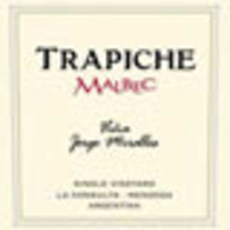 Trapiche Single Vineyard Malbec Vina Jorge Miralles 2008 Front Label