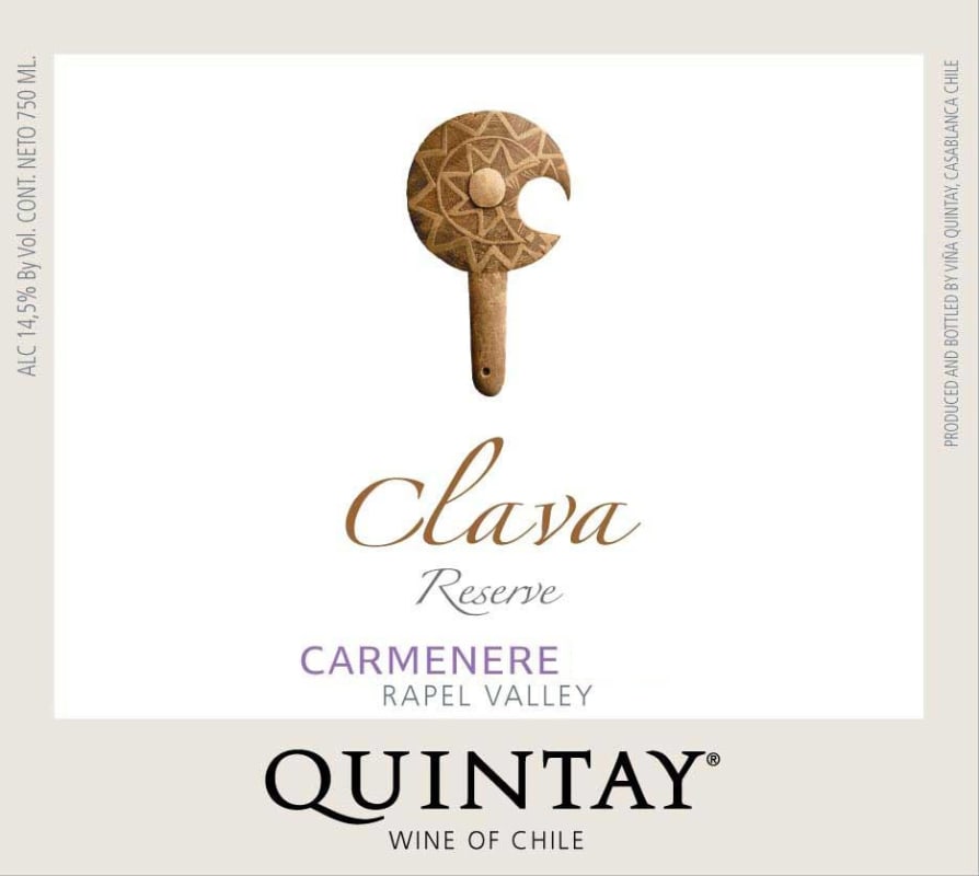 Quintay Clava Reserve Carmenere 2011 Front Label