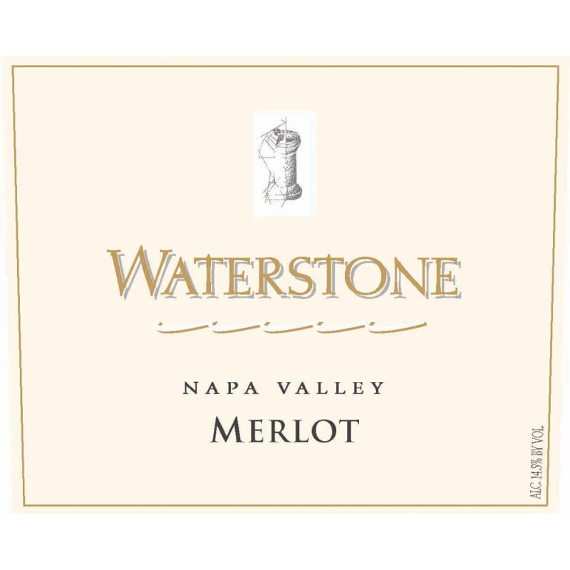 Waterstone Merlot 2012 Front Label