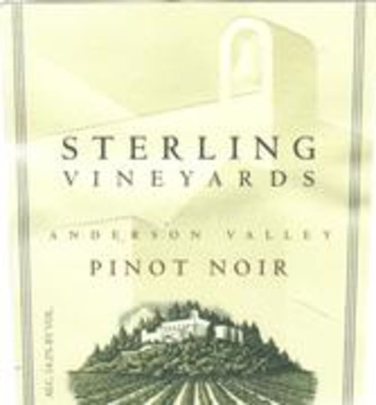 Sterling Anderson Valley Pinot Noir 1998 Front Label