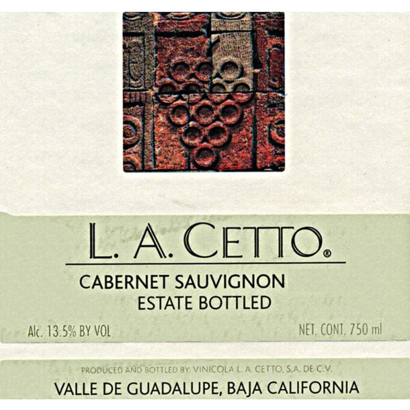 L.A. Cetto Cabernet Sauvignon 2012 Front Label
