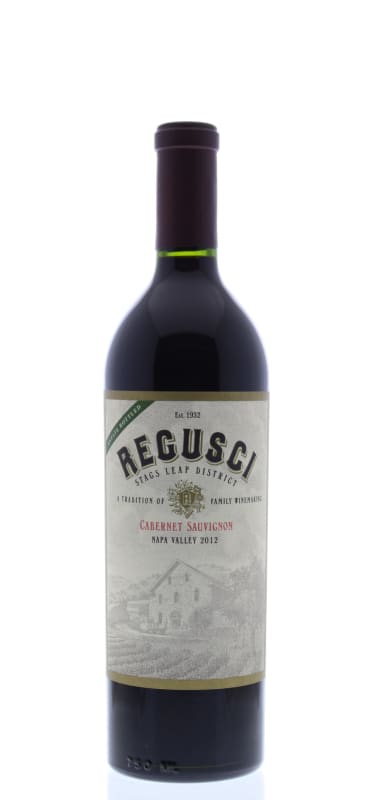 Regusci Winery Stags Leap Cabernet Sauvignon 2012 Front Bottle Shot