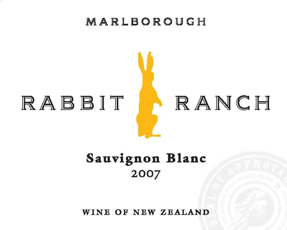 Rabbit Ranch Sauvignon Blanc 2007 Front Label