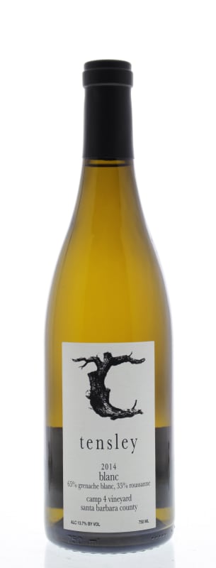 Tensley Blanc 2014 Front Bottle Shot