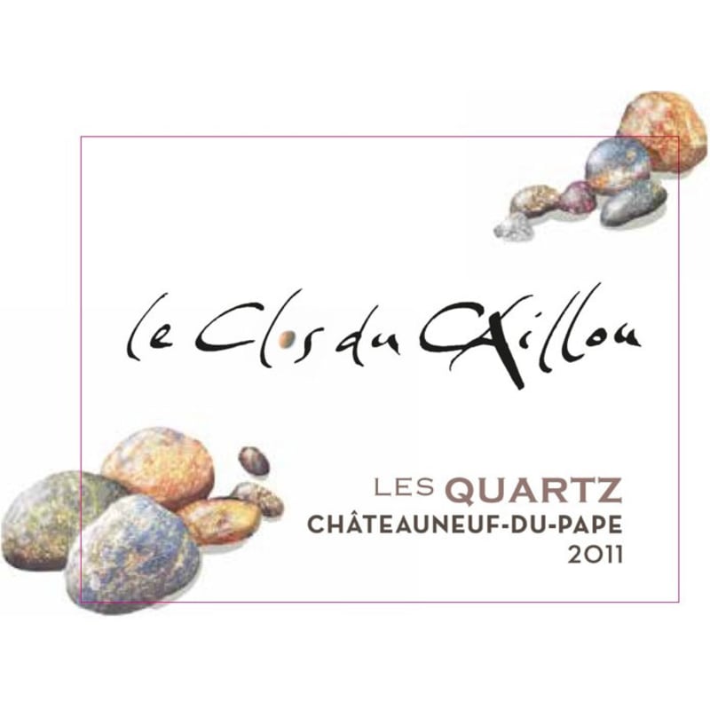 Clos du Caillou Cotes-du-Rhone Les Quartz 2011 Front Label