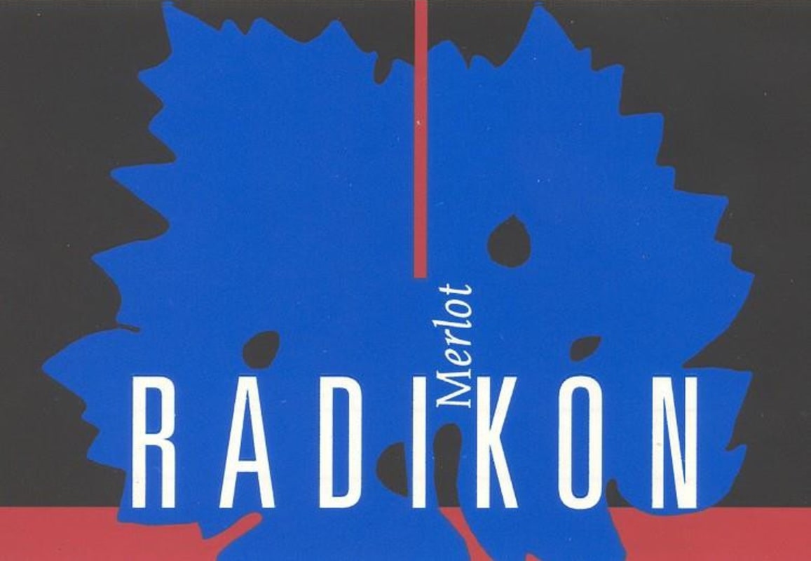 Radikon Merlot 2000 Front Label