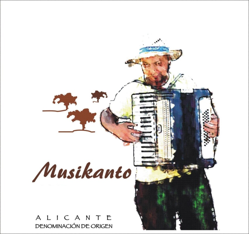 Bodegas Bernabe Navarro Musikanto 2015 Front Label