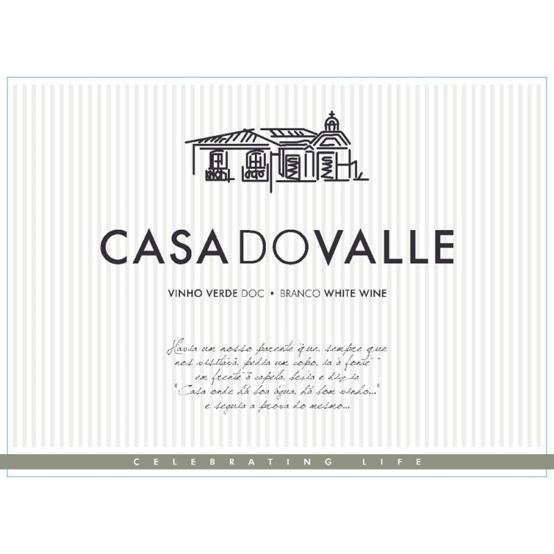 Casa do Valle Vinho Verde Branco 2012 Front Label