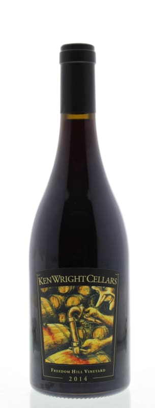 Ken Wright Cellars Freedom Hill Vineyard Pinot Noir 2014 Front Bottle Shot