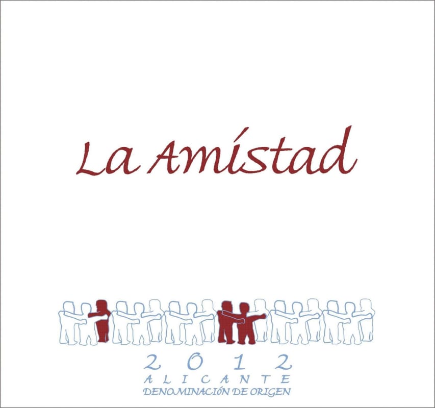 Bodegas Bernabe Navarro La Amistad 2012 Front Label