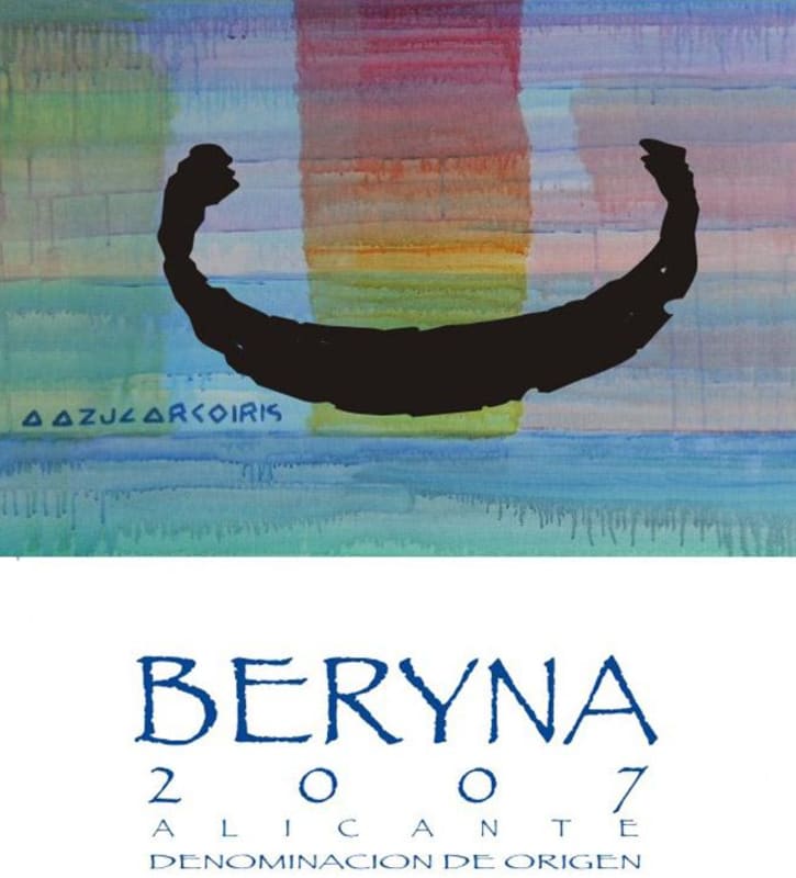 Bodegas Bernabe Navarro Alicante Beryna 2007 Front Label