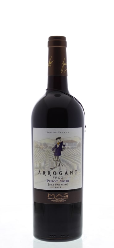 Arrogant Frog Lily Pad Pinot Noir 2014 Front Bottle Shot