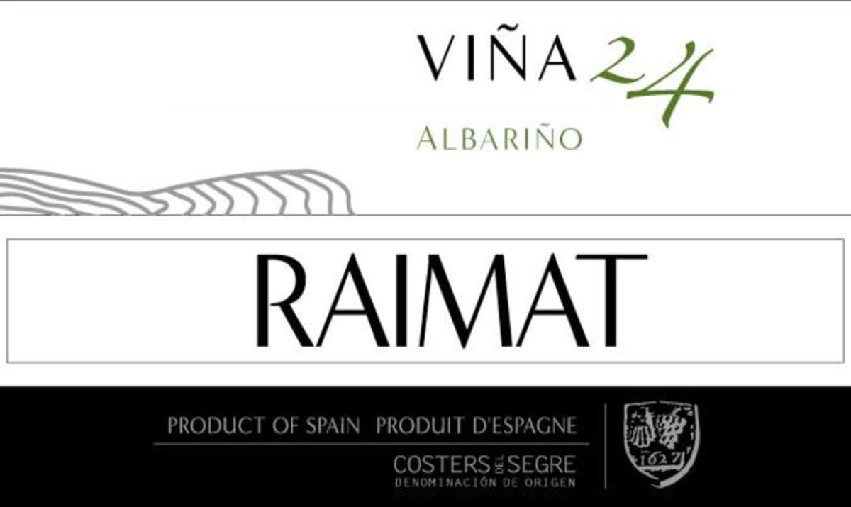 Raimat Vina 24 Albarino 2012 Front Label